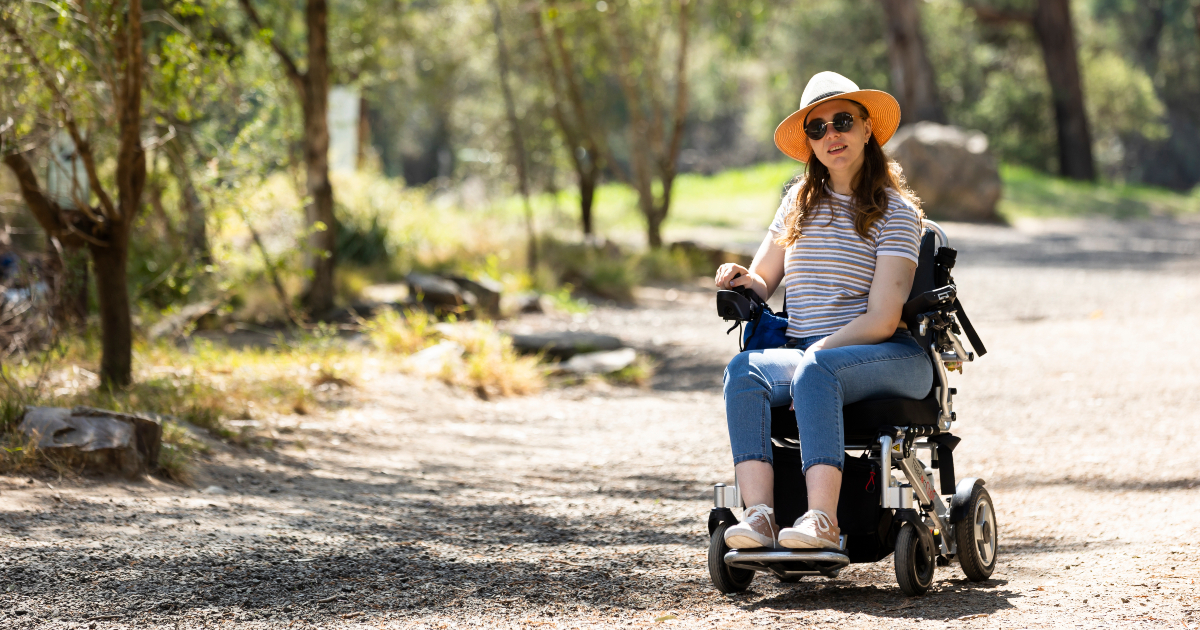 Victoria Walks partnered with Scope to audit walking paths for accessibility. Image by Drew Echberg for Victoria Walks.